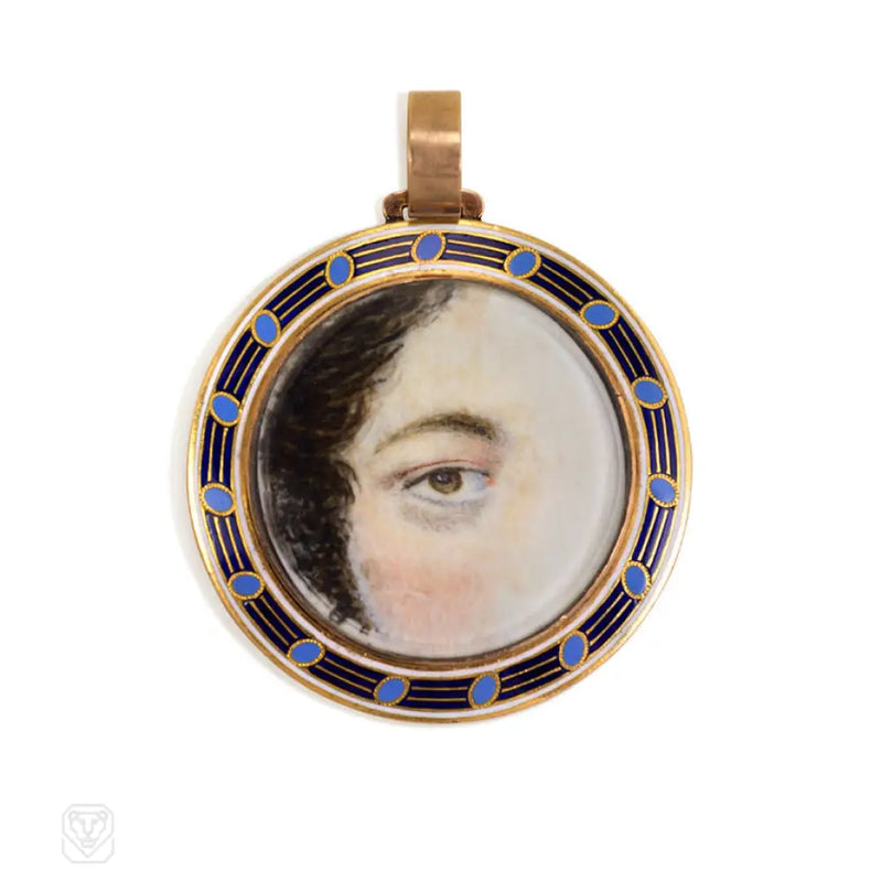 Antique Lover’s Eye Pendant
