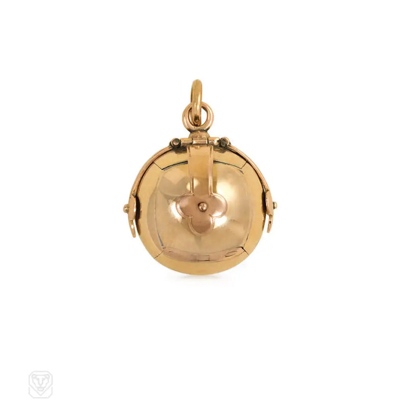 Antique Masonic Ball Pendant