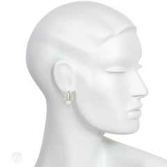 Art Deco butterfly earrings