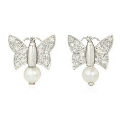 Art Deco butterfly earrings