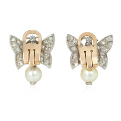 Art Deco butterfly earrings