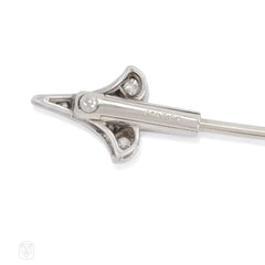 Art Deco diamond arrow jabot, Cartier