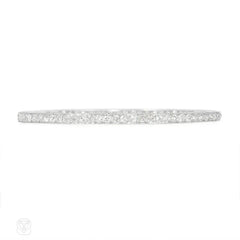 Art Deco diamond bangle, France