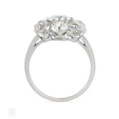 Art Deco diamond cluster ring