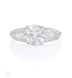 Art Deco diamond engagement ring, Shreve and Co