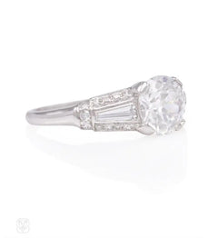 Art Deco diamond engagement ring, Shreve and Co