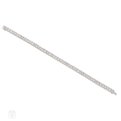 Art Deco diamond line bracelet