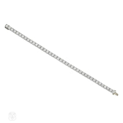 Art Deco diamond line bracelet
