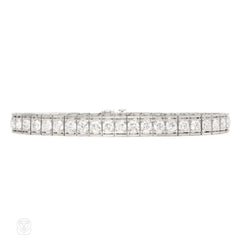 Art Deco diamond line bracelet, Tiffany