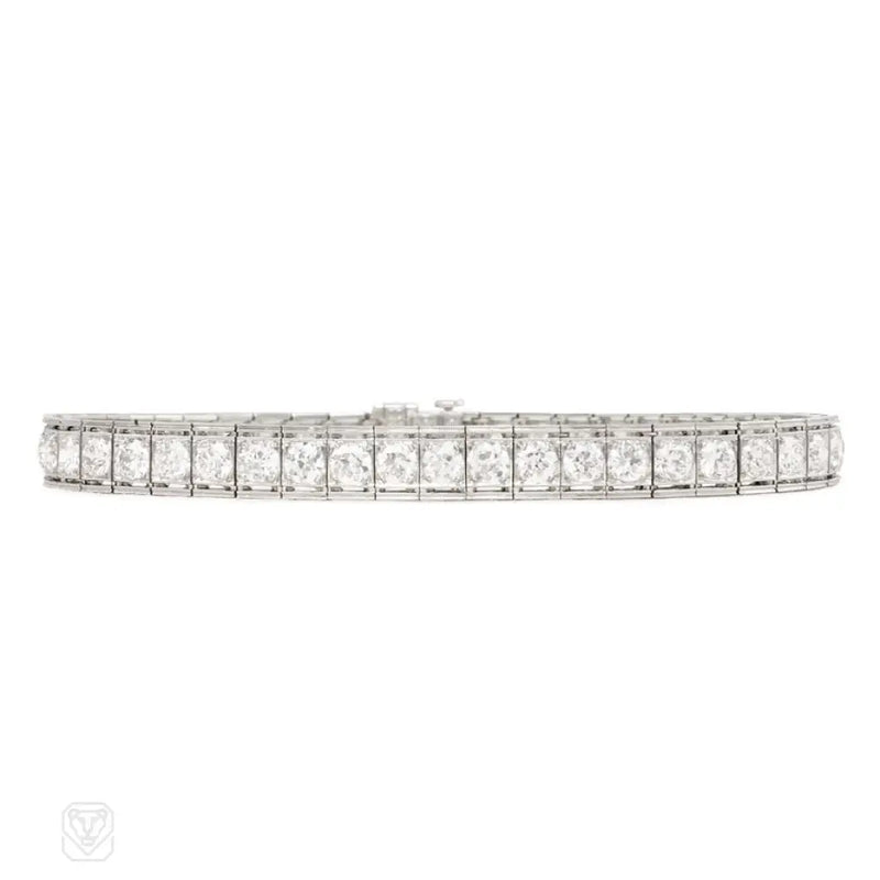 Art Deco Diamond Line Bracelet Tiffany