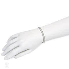 Art Deco diamond line bracelet, Tiffany