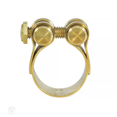 Articulated 18k gold industrial inspired ring