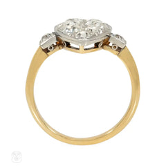 Belle Epoque navette shaped diamond ring