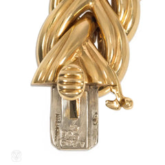 Boucheron braided gold collar