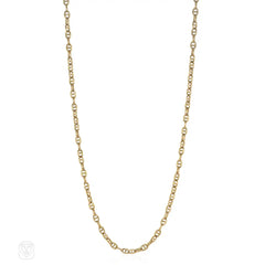 Boucheron nautical anchor chain necklace
