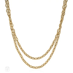 Boucheron nautical anchor chain necklace