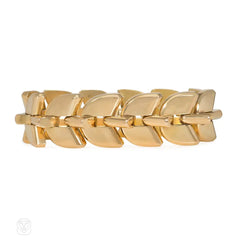 Boucheron Paris Retro gold Palmettes bracelet