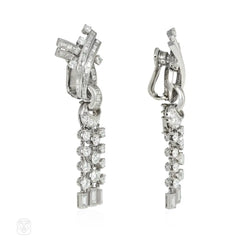 Boucheron Retro day/night diamond tassel earrings