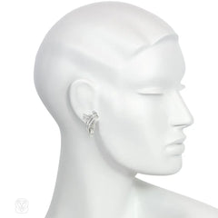 Boucheron Retro day-to-night diamond tassel earrings