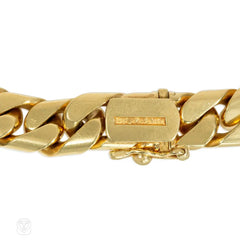 Bulgari reversible gold and diamond chain necklace