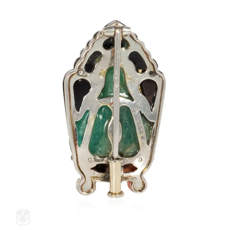Cartier Art Deco Chinoiserie brooch fine brooches