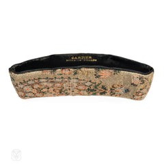 Cartier Art Deco hair comb and silk pouch