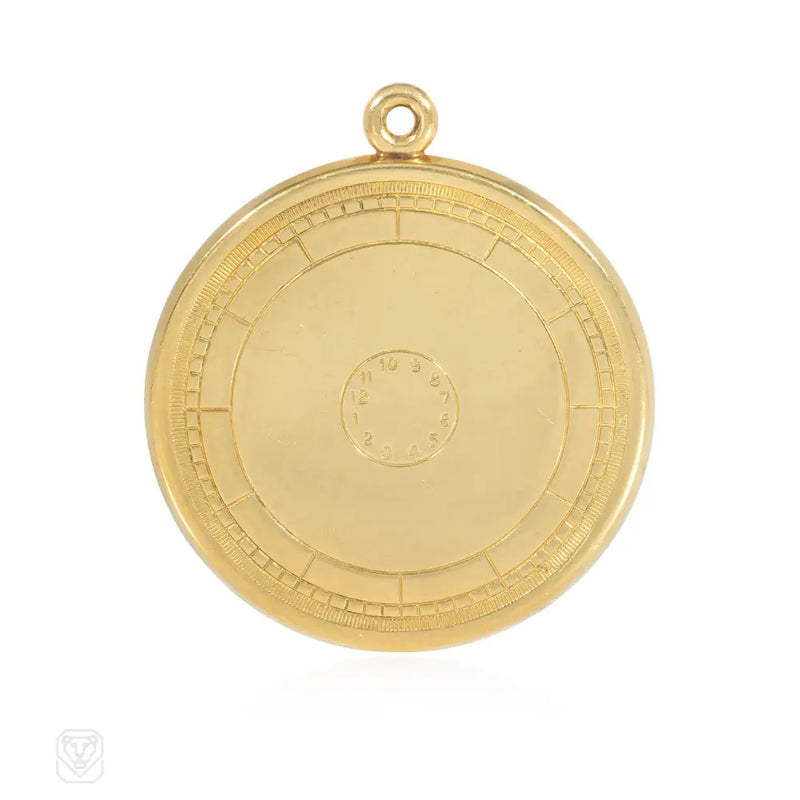 Cartier customizable gold birth chart pendant