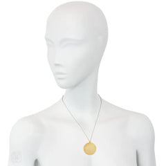 Cartier customizable gold birth chart pendant