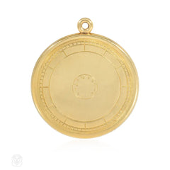 Cartier customizable gold birth chart pendant