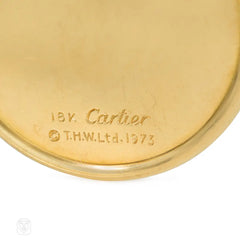 Cartier customizable gold birth chart pendant