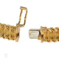 Cartier mid-century twisted gold necklace