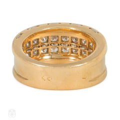 Cartier, Paris gold and diamond band ring