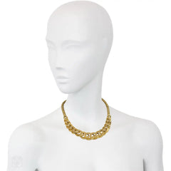 Cartier Paris gold curblink-front necklace