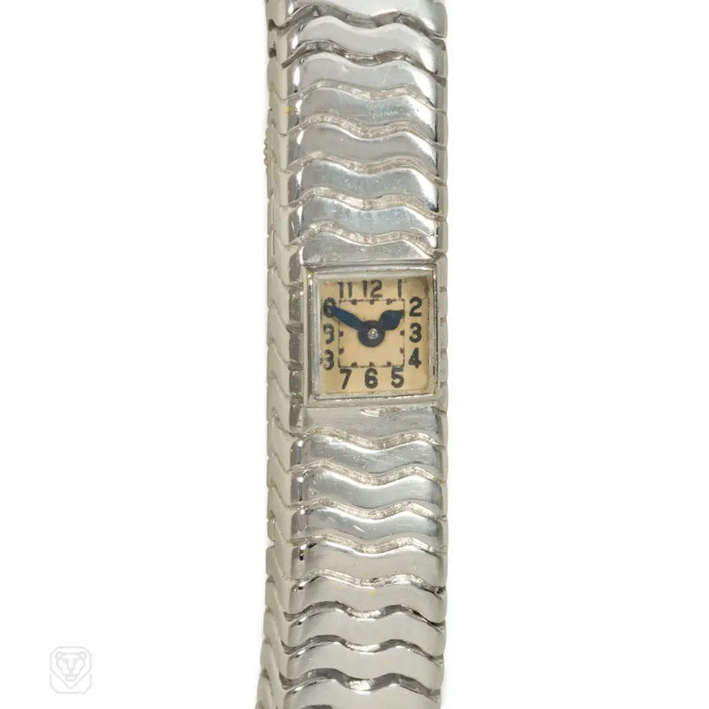 Cartier Paris Jaeger - Lecoultre Box Chain Mini Watch