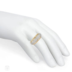 Cartier Paris limited edition gold and diamond heart ring