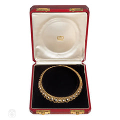 Cartier, Paris Mid-Century gold and diamond necklace