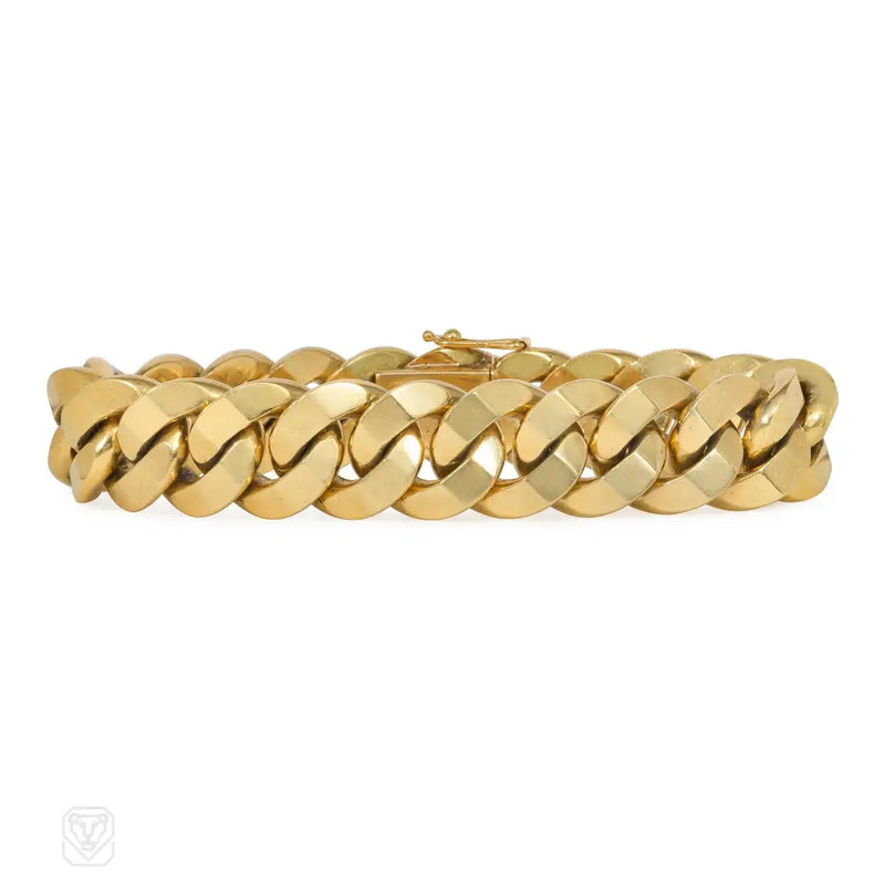 Cartier Paris Mid - Century Gold Bracelet