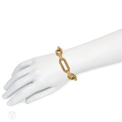 Cartier Paris mid-century link bracelet by Georges Lenfant