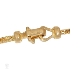 Cartier two-color chain and pulley pendant industrial necklace