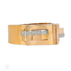 Convertible Retro French cuff bracelet with clips