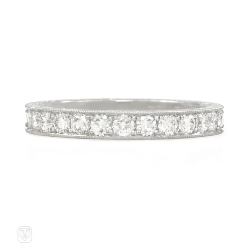 Diamond And Platinum Eternity Band