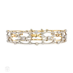 Diamond Art Nouveau bracelet
