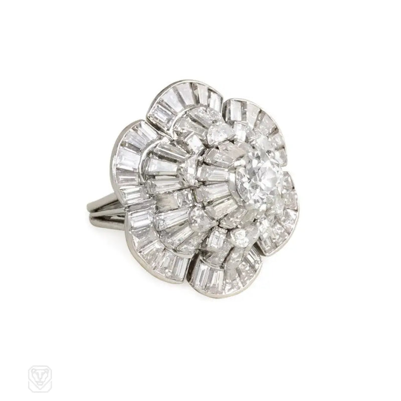 Diamond Cocktail Ring Oscar Heyman