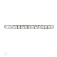 Dreicer Art Deco diamond line bracelet