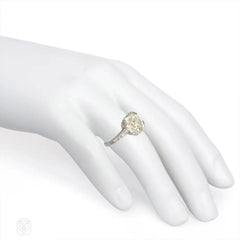 Edwardian cushion-cut engagement ring