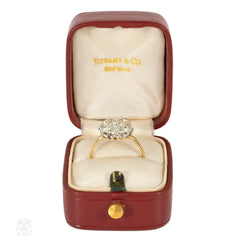 Edwardian Tiffany & Co. diamond cluster ring