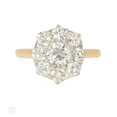 Edwardian Tiffany & Co. diamond cluster ring