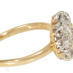 Edwardian Tiffany & Co. diamond cluster ring