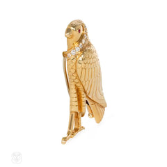 Egyptian revival "Horus" brooch, Cartier