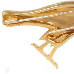 Egyptian revival "Horus" brooch, Cartier